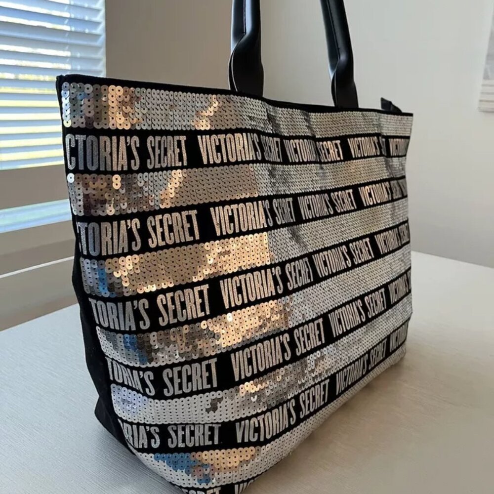 VICTORIA'S SECRET LIMITED EDITION SEQUIN TOTE BAG